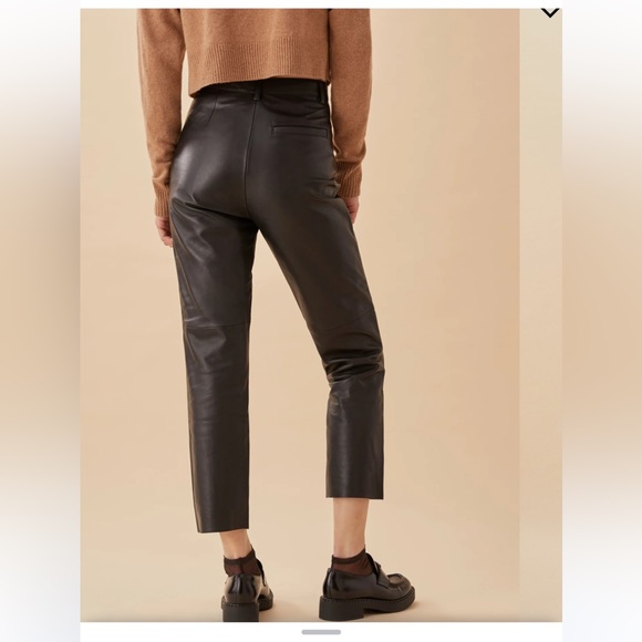 VEDA x Reformation Leather Pants - Picture 2 of 15